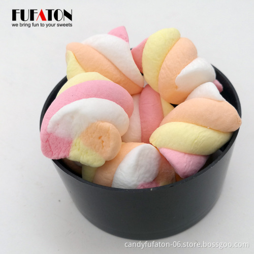 Fruit flavored sweet candy in different packages